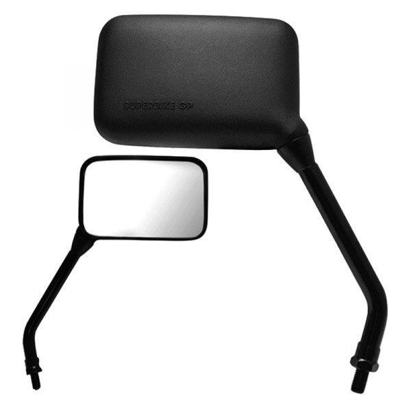 K Source® - AX Motorcycle Right Side Black Mirror without Automatic Dimming