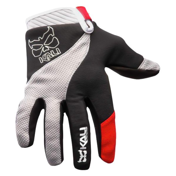Kali® - Hasta Men's Gloves (Medium, Black/Gray/Red)