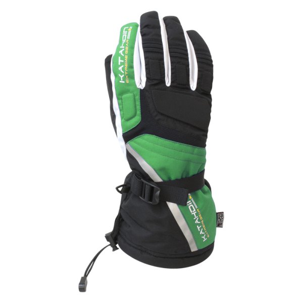 Katahdin Extreme Gear® - Cyclone Snowmobile Men's Gloves (Small, Green)
