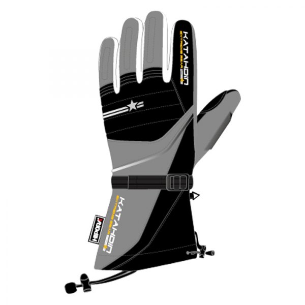 Katahdin Extreme Gear® - Frostfire Snowmobile Men's Gloves (X-Small, Gray)