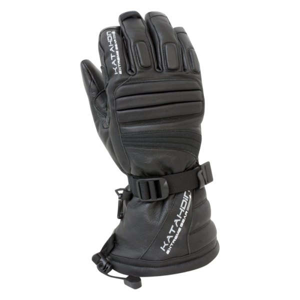 Katahdin Extreme Gear® - Torque Snowmobile Men's Leather Gloves (X-Large, Black)