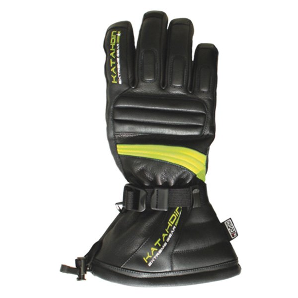 Katahdin Extreme Gear® - Torque Leather Glove (Medium, Black/Hi-Viz)