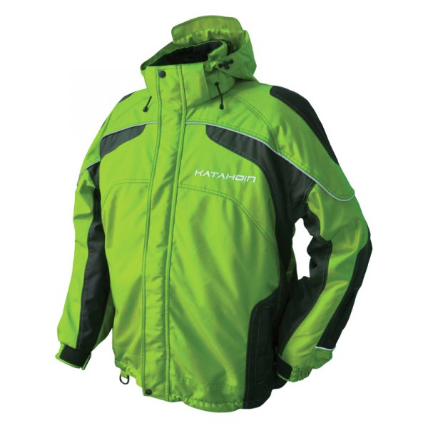 Katahdin Extreme Gear® - Tron Snowmobile Men's Jacket (Small, Green)