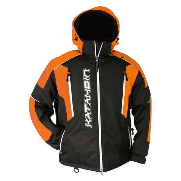 Katahdin Extreme Gear® - Mission Men's Jacket (Medium, Black/Orange)