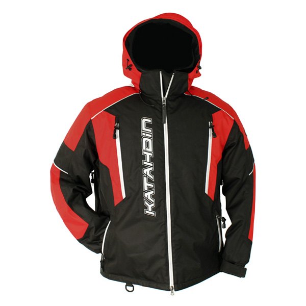 Katahdin Extreme Gear® - Mission Men's Jacket (2X-Large, Black/Red)