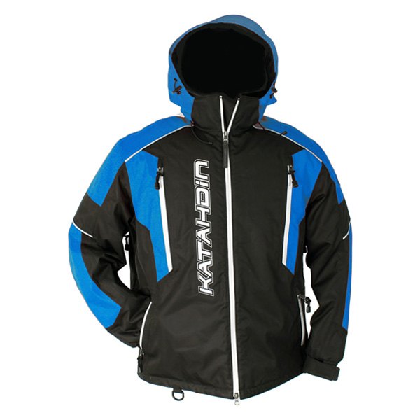 Katahdin Extreme Gear® - Mission Men's Jacket (Large, Black/Blue)