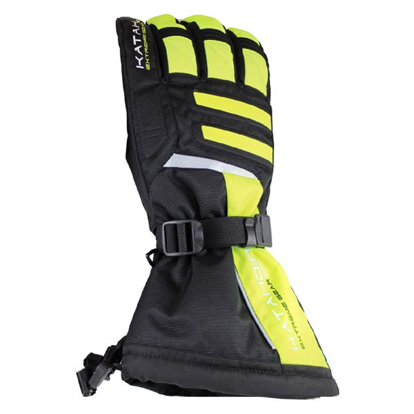 Katahdin Extreme Gear® - Commander Gloves (X-Small, Black/Hi-Viz)