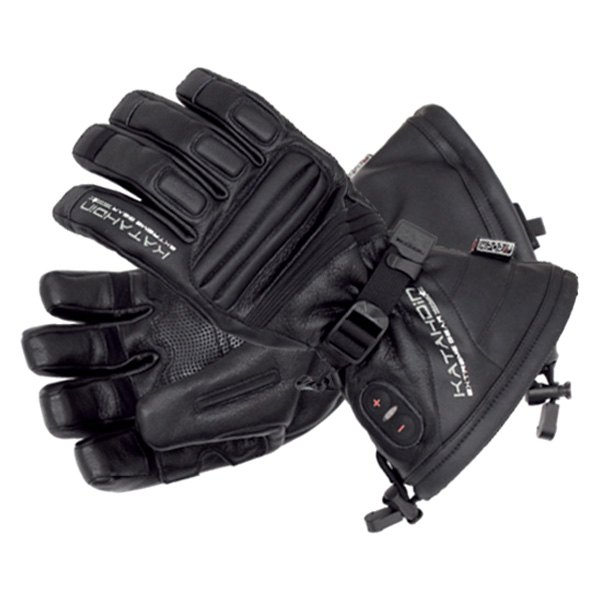 Katahdin Extreme Gear® - Torch Leather Heated Gloves (Medium, Black)