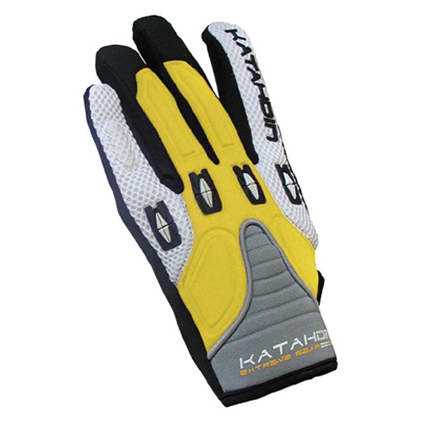 Katahdin Extreme Gear® - Off Road Men's Gloves (Small, Yellow)