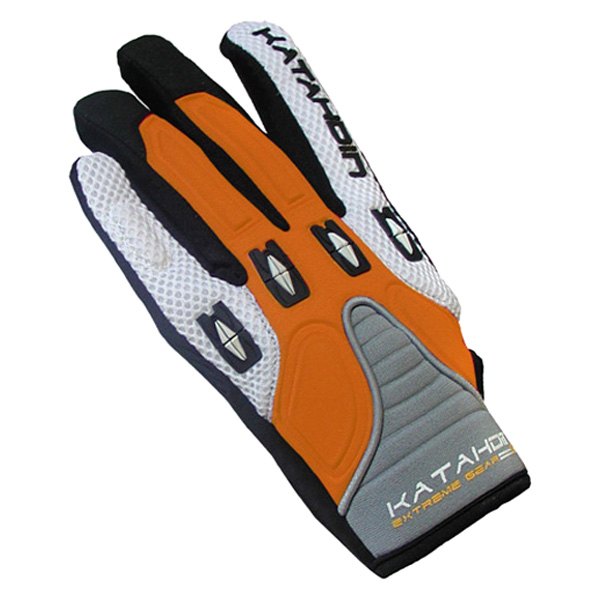 Katahdin Extreme Gear® - Off Road Men's Gloves (Small, Orange)