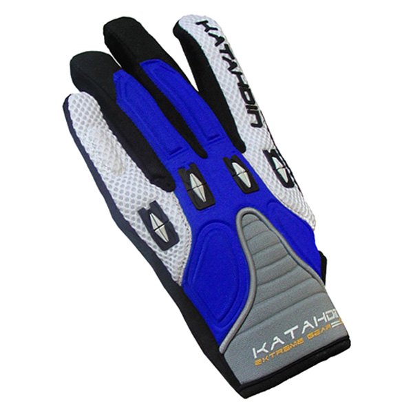 Katahdin Extreme Gear® - Off Road Men's Gloves (Small, Blue)
