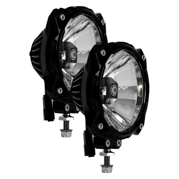 KC HiLiTES® - Gravity™ Pro6 6" 2x20W Round Driving Beam LED Lights