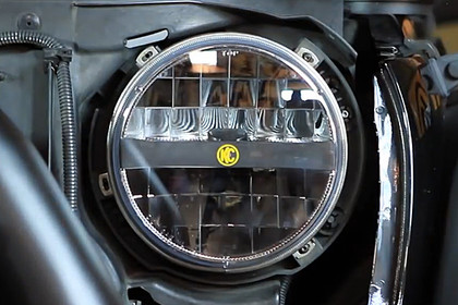 KC HiLiTES® - 7" Round Chrome Crystal Headlight, Installation