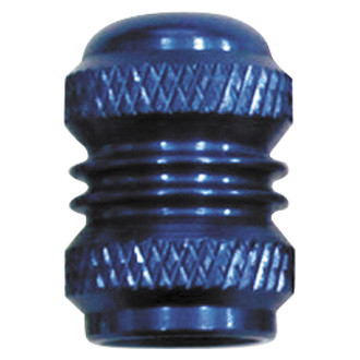 Keiti® - Blue Knurled Tire Valve Caps