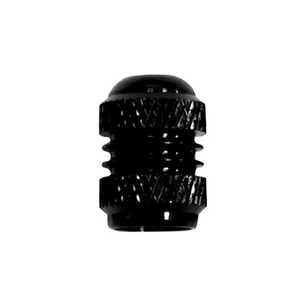 Keiti® - Black Knurled Tire Valve Caps