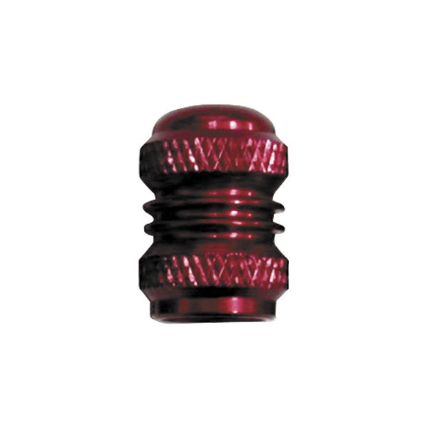 Keiti® - Red Knurled Tire Valve Caps
