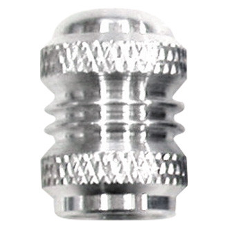 Keiti® - Silver Knurled Tire Valve Caps