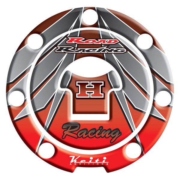 Keiti® - Custom Road Racing Red Gas Cap Cover