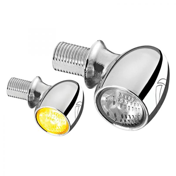 Kellermann® - Atto™ Series Chrome Indicator Light with Clear Lens