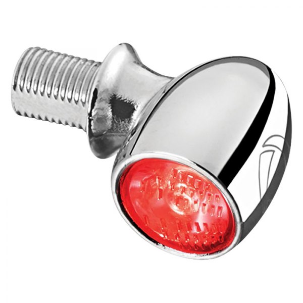 Kellermann® - Atto™ Series Chrome Rear Indicator Light with Red Lens
