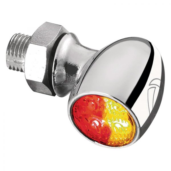 Kellermann® - Atto™ Series Chrome Rear Indicator Light with Clear Lens