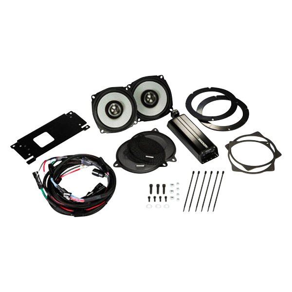 KICKER® - Front 6.5" Newer HD Tour Pack Amplifier Speakers Kit