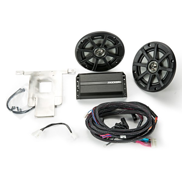  KICKER® - 6.5" Front Speakers/Amplifier Upgrade Kit
