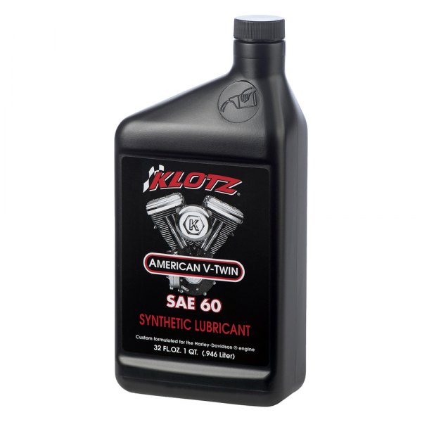 Klotz® - American V-Twin Straight Weight SAE 60W Synthetic Engine Lubricant, 1 Quart