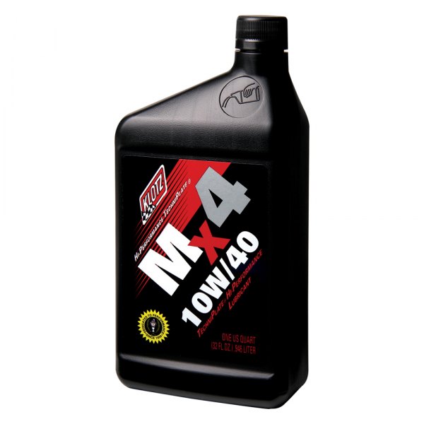 Klotz® - MX4™ TechniPlate™ SAE 10W-40 4-Stroke Motorcycle Engine Oil, 1 Quart