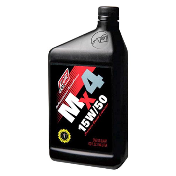 Klotz® - MX4™ TechniPlate™ SAE 15W-50 4-Stroke Motorcycle Engine Oil, 1 Quart