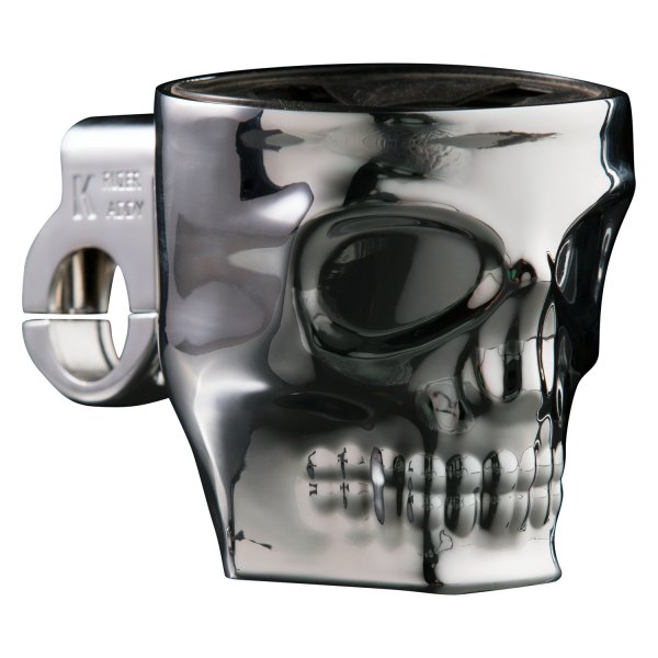  Kruzer Kaddy® - Kruzer Kaddy Series Skull Style Chrome Cup Holder