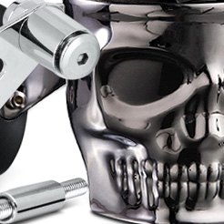 kruzer kaddy skull cup holder