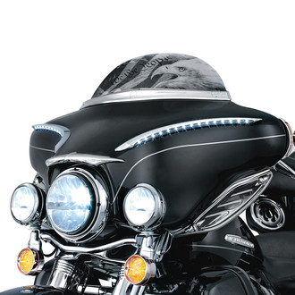 Kuryakyn® - Dragon Wing™ Variable Air Dark Smoke Deflectors