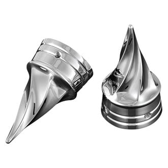 Kuryakyn® - Twisted Chrome Axle Caps