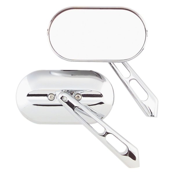 Kuryakyn® - Magnum™ Chrome Mirror Set with Flat Glass