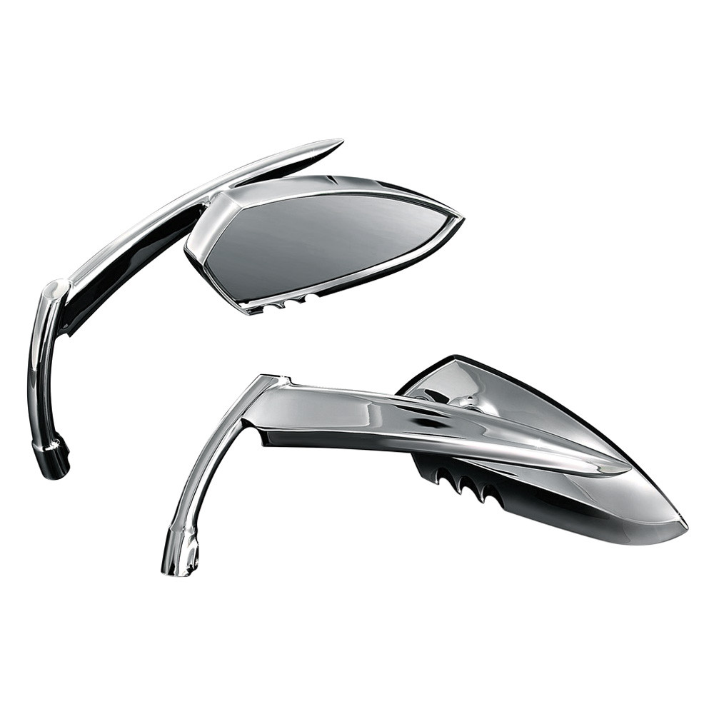 Kuryakyn® 1449 - Scythe™ Chrome Mirror Set - MOTORCYCLEiD.com