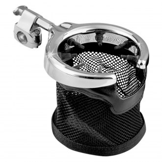 Chrome Perch Mounted Drink Holder with Stainless Travel Cup Kuryakyn 1463 