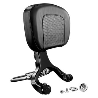 Kuryakyn® - Multi-Purpose Black/Chrome Driver and Passenger Backrest