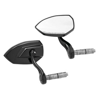 Kuryakyn® - Phantom Gloss Black Bar End Mirrors