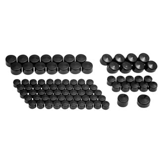 Kuryakyn® 2465 - Kool Kaps Gloss Black Engine Bolt Covers