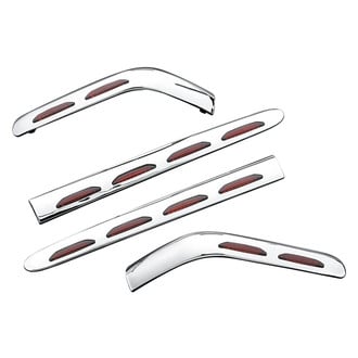 Kuryakyn® - LED Chrome Saddlebag Molding Set