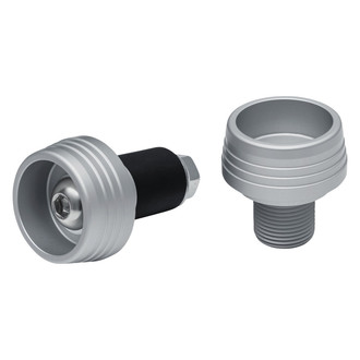 Kuryakyn® - Lodestar Silver Front Axle Sliders