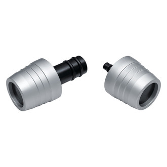 Kuryakyn® - Lodestar Silver Front Axle Sliders