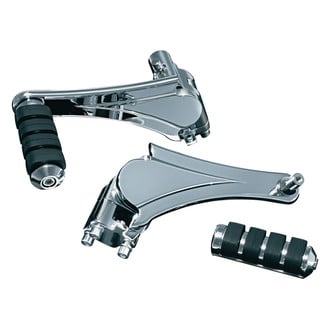 Kuryakyn® - Chrome Adjustable Passenger's Foot Pegs