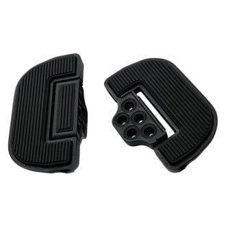 Kuryakyn® - Ribbed Folding Driver or Passenger Floorboards (Wrinkle Black)