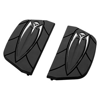 Kuryakyn® - Zombie™ D-Shaped Black Passenger's Floorboard Inserts