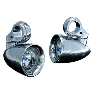 Kuryakyn® - Engine Guard 3" Round Chrome Housing Driving Lights