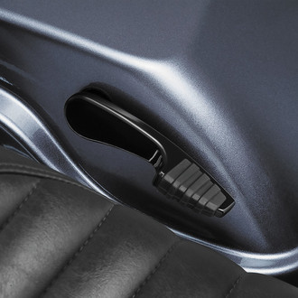 Kuryakyn® - Quick Draw Gloss Black Saddlebag Latch Handles
