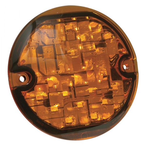 Kuryakyn® - Conversion Flat Style Front LED Turn Signal Inserts with Amber Lenses