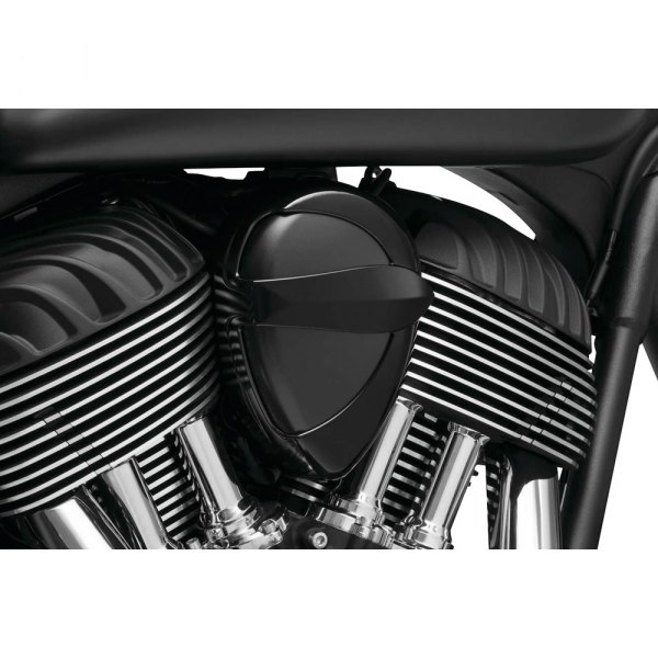 Kuryakyn® - Signature Vantage Gloss Black Aluminum Horn Cover